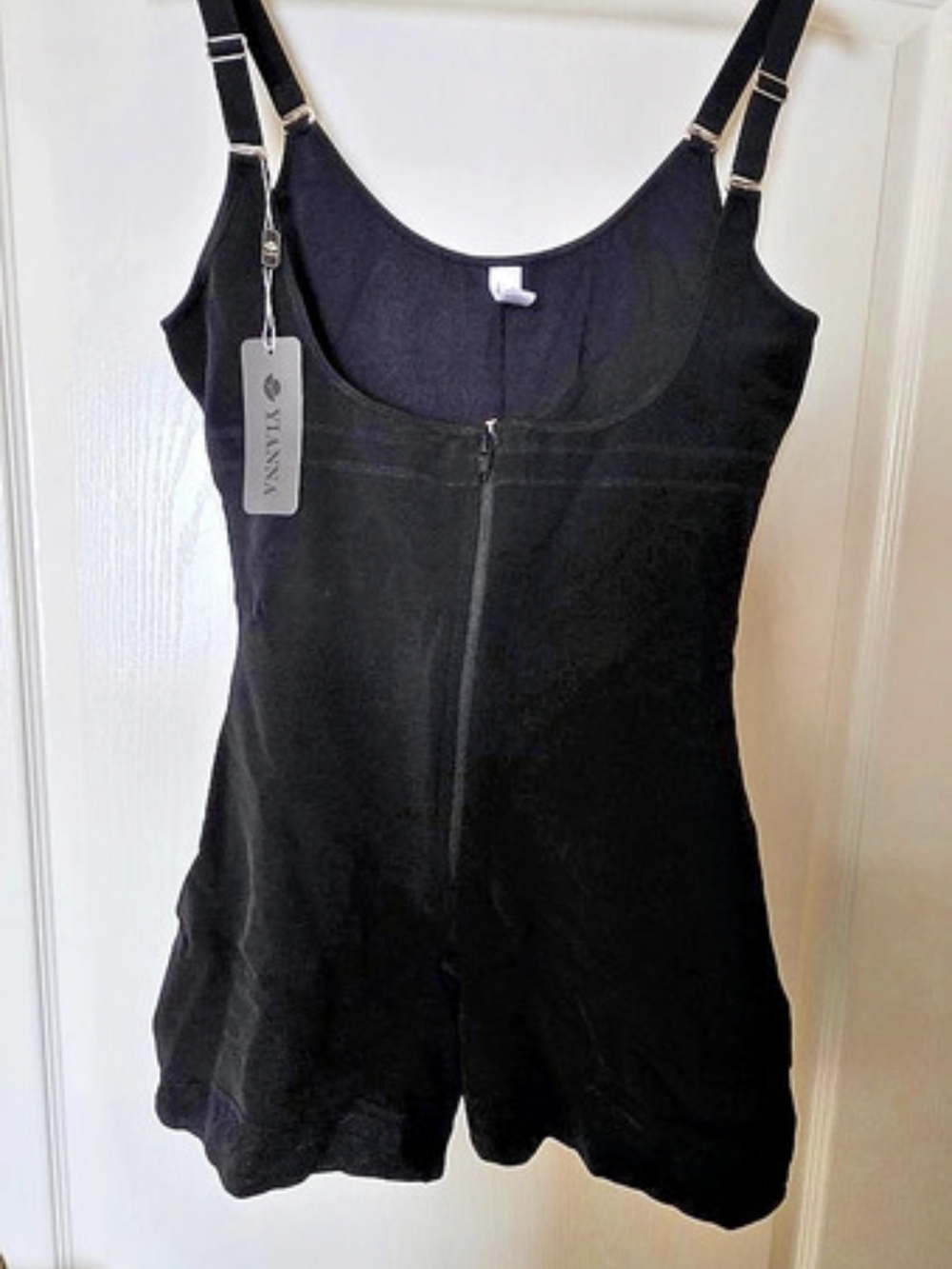 Yianna Black Lace Trim Shapewear Size XL NWT